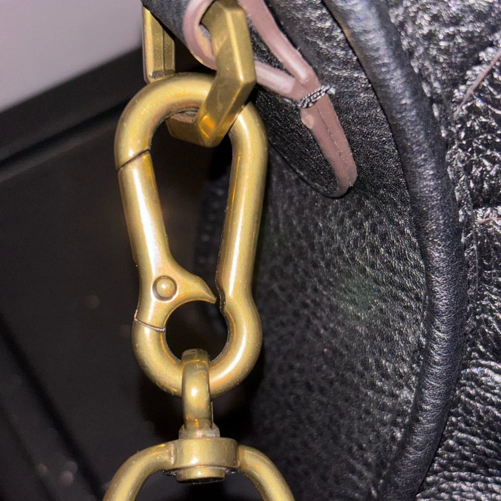 orYANY Sarah Leather Bag with Gold Accents - Picture 13 of 17